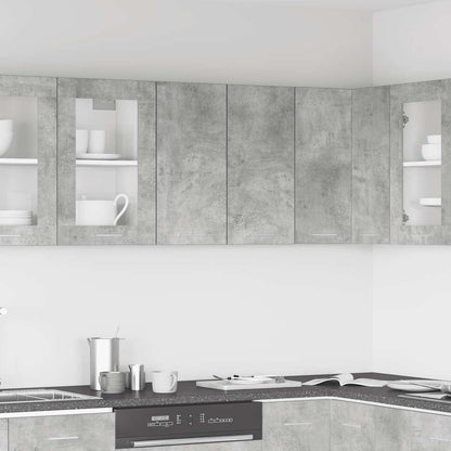 Mobile Pensile Grigio Cemento 60x31x60 cm in Legno Multistrato
