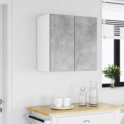 Mobile Pensile Grigio Cemento 60x31x60 cm in Legno Multistrato