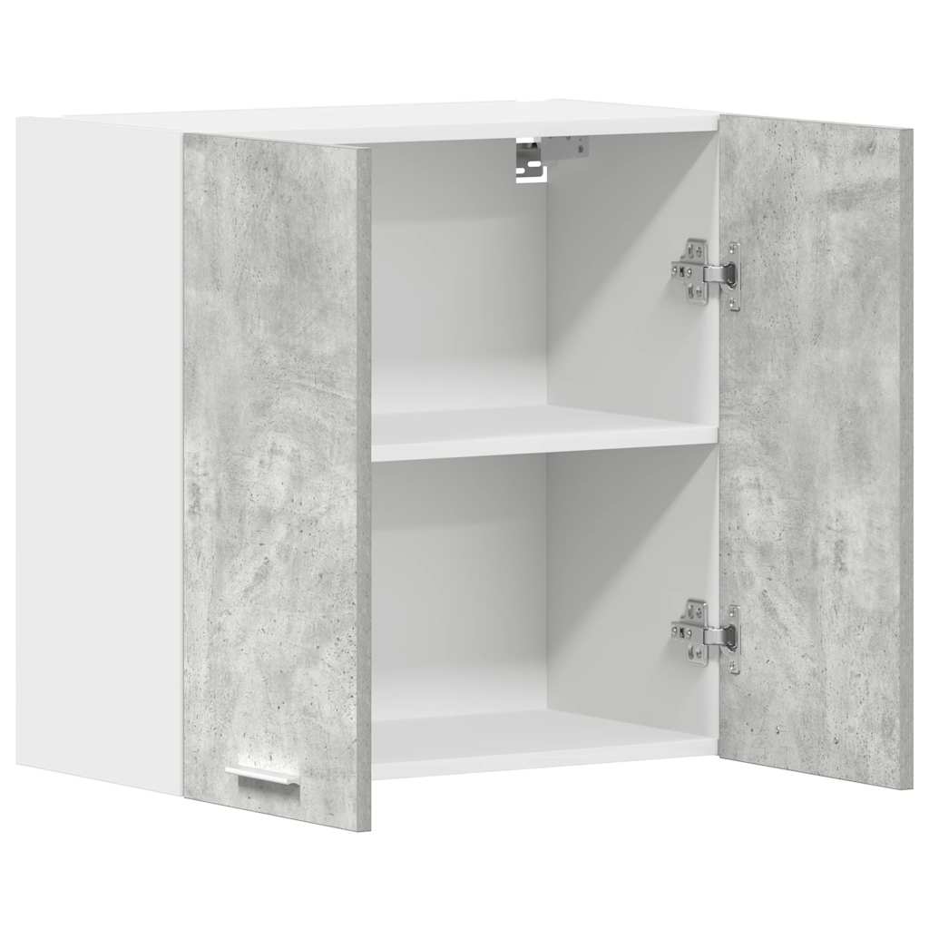 Mobile Pensile Grigio Cemento 60x31x60 cm in Legno Multistrato