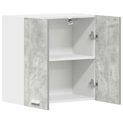 Mobile Pensile Grigio Cemento 60x31x60 cm in Legno Multistrato