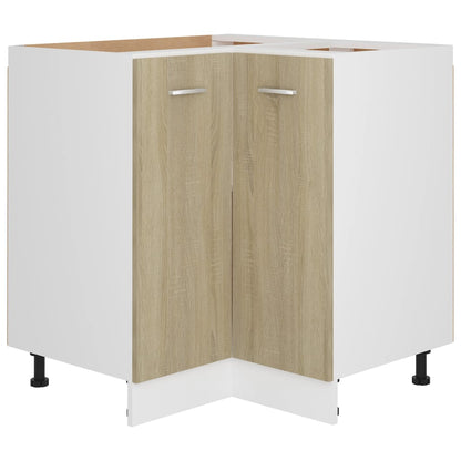 Mobile Angolare Rovere Sonoma 75,5x75,5x81,5 cm Multistrato