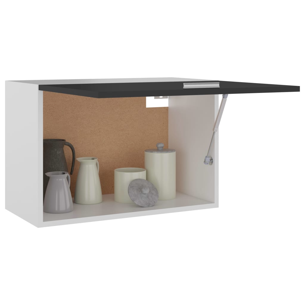 Mobile Pensile Grigio 60x31x40 cm in Legno Multistrato