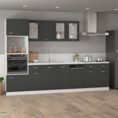 Pannello Lavastoviglie Grigio 45x3x67 cm Legno Multistrato