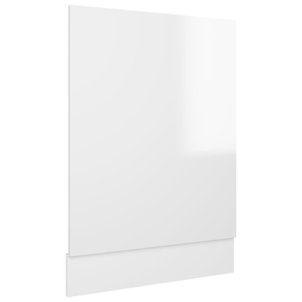 Pannello Lavastoviglie Bianco Lucido 45x3x67 cm Multistrato