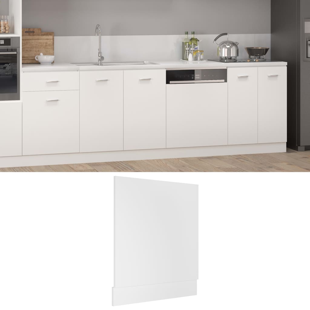 Pannello Lavastoviglie Bianco 59,5x3x67 cm Legno Multistrato