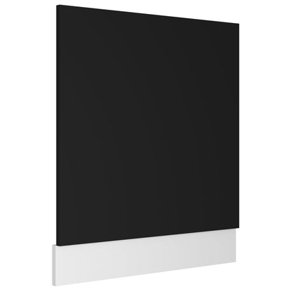 Pannello Lavastoviglie Nero 59,5x3x67 cm Legno Multistrato
