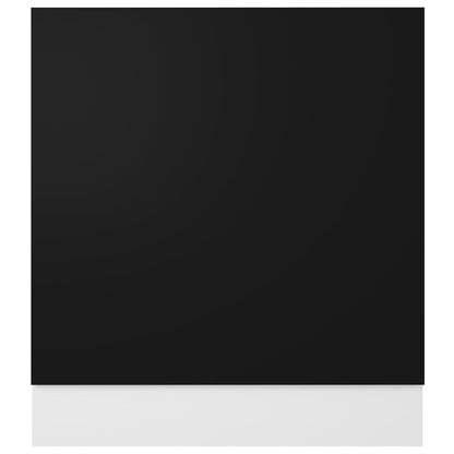 Pannello Lavastoviglie Nero 59,5x3x67 cm Legno Multistrato