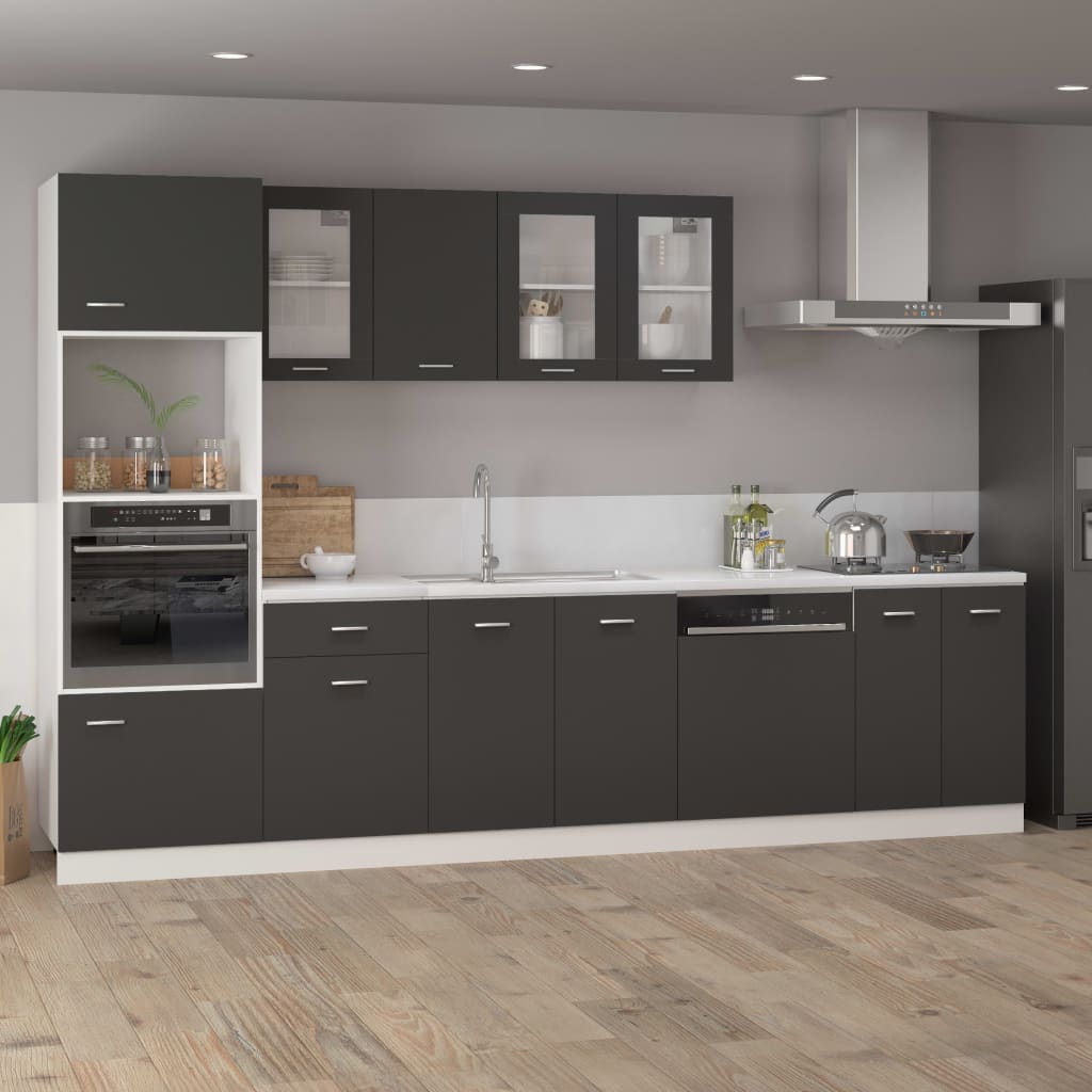 Pannello Lavastoviglie Grigio 59,5x3x67 cm Legno Multistrato