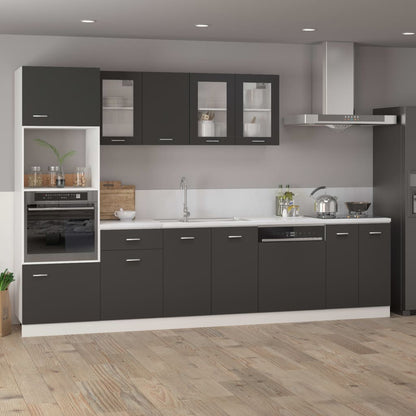 Pannello Lavastoviglie Grigio 59,5x3x67 cm Legno Multistrato