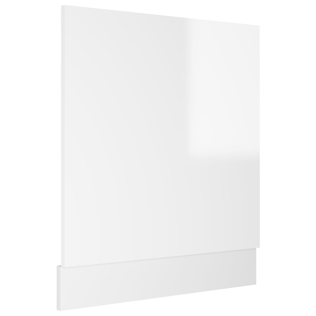 Pannello Lavastoviglie Bianco Lucido 59,5x3x67 cm Multistrato