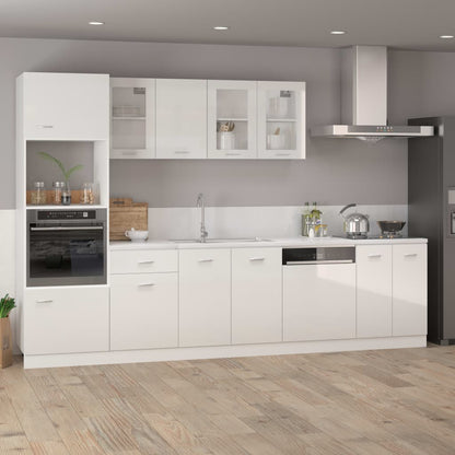 Pannello Lavastoviglie Bianco Lucido 59,5x3x67 cm Multistrato