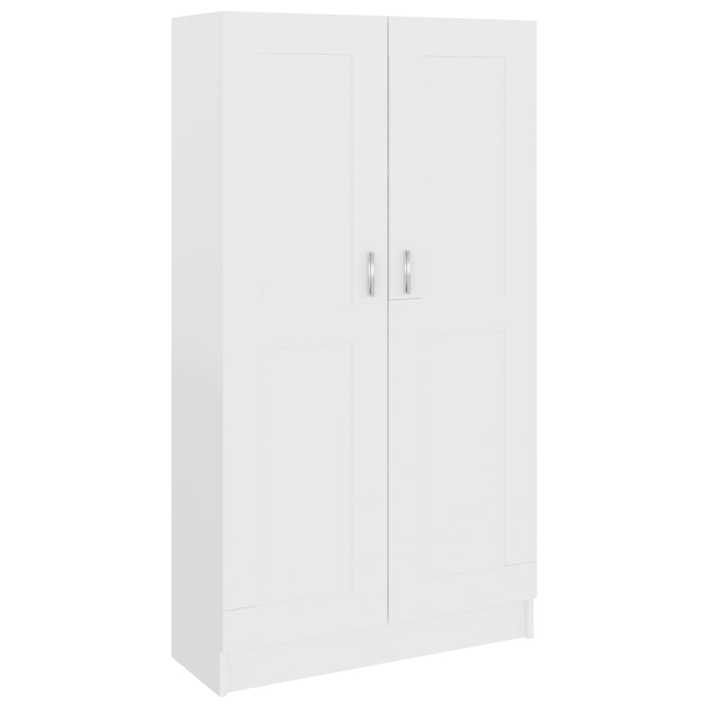 Libreria Bianca 82,5x30,5x150 cm in Legno Multistrato