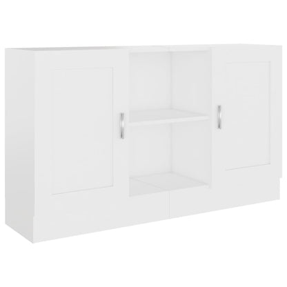 Credenza Bianca 120x30,5x70 cm in Legno Multistrato