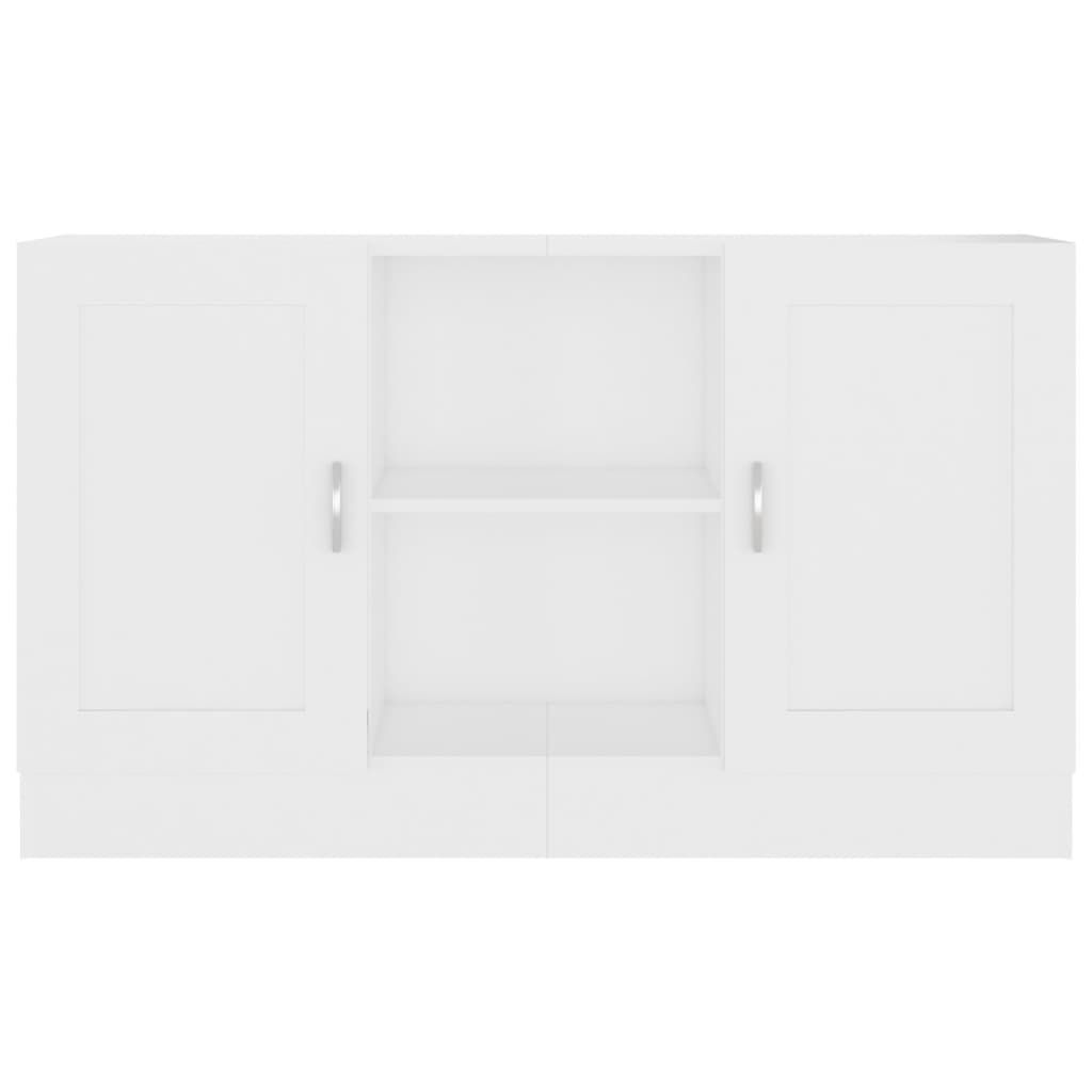 Credenza Bianca 120x30,5x70 cm in Legno Multistrato