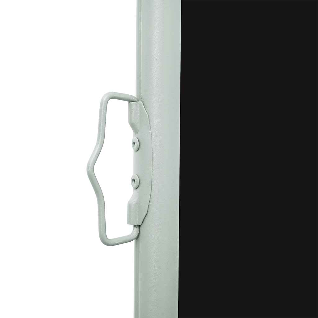 Tenda Laterale Retrattile per Patio 600x160 cm Nera