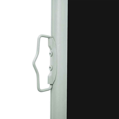 Tenda Laterale Retrattile per Patio 600x160 cm Nera