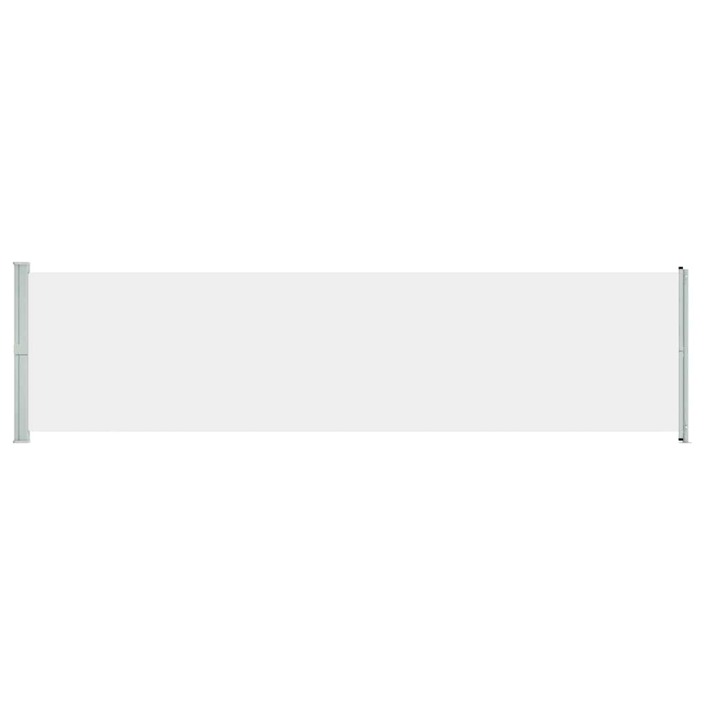 Tenda Laterale Retrattile per Patio 600x160 cm Crema