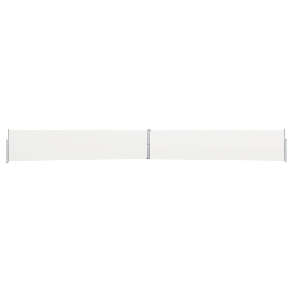 Tenda Laterale Retrattile per Patio 170x1200 cm Crema