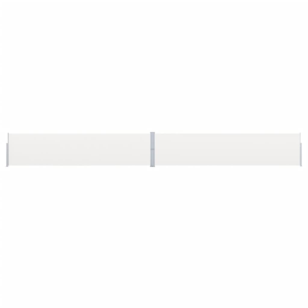 Tenda Laterale Retrattile per Patio 170x1200 cm Crema