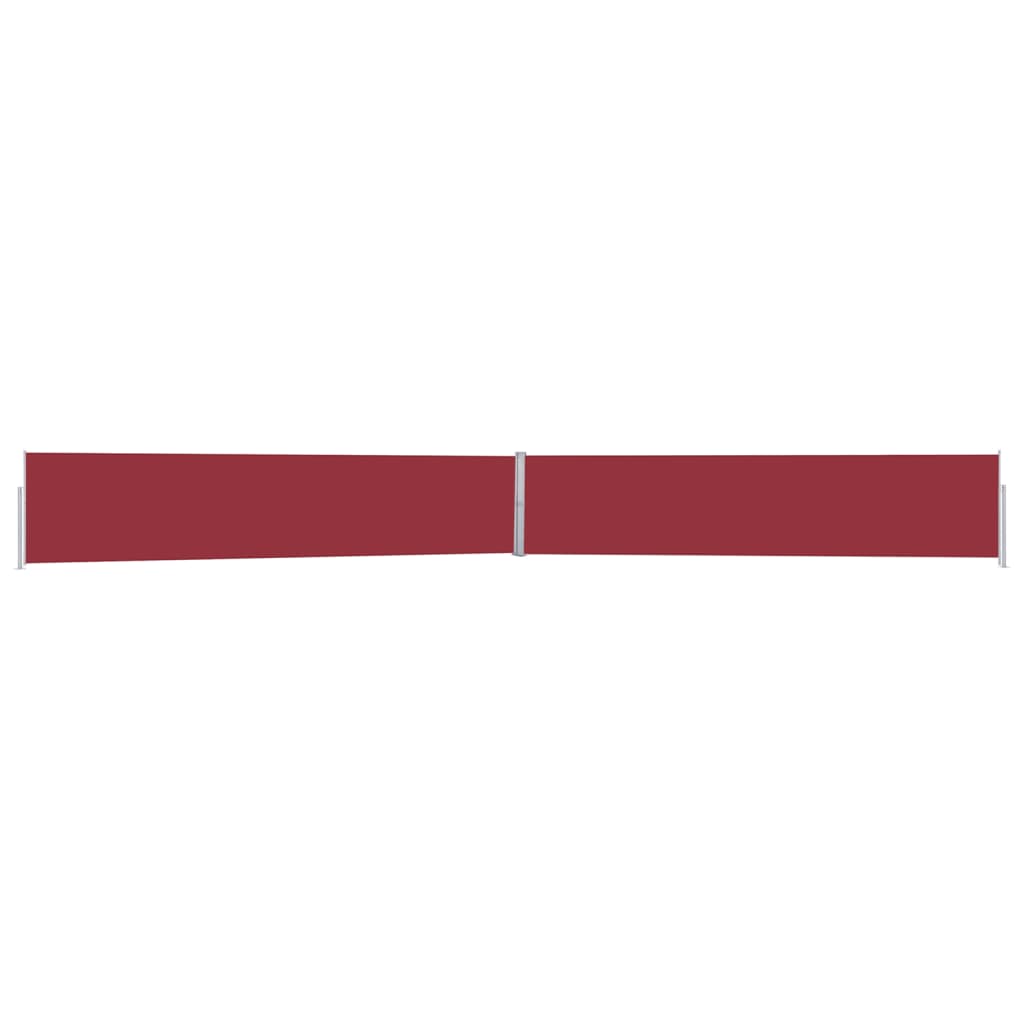 Tenda Laterale Retrattile per Patio 170x1200 cm Rossa