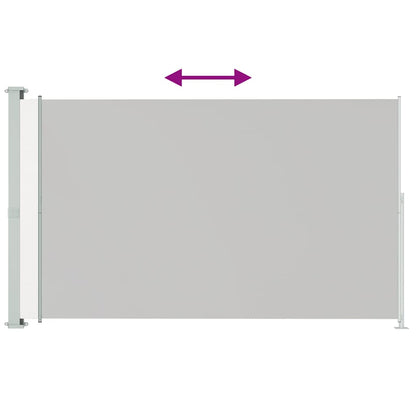 Tenda Laterale Retrattile per Patio 180x300 cm Crema
