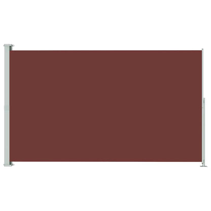 Tenda Laterale Retrattile per Patio 180x300 cm Marrone