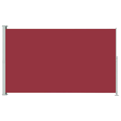 Tenda Laterale Retrattile per Patio 180x300 cm Rossa