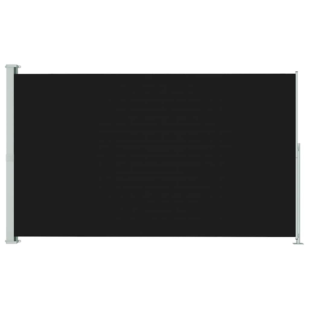 Tenda Laterale Retrattile per Patio 200x300 cm Nero