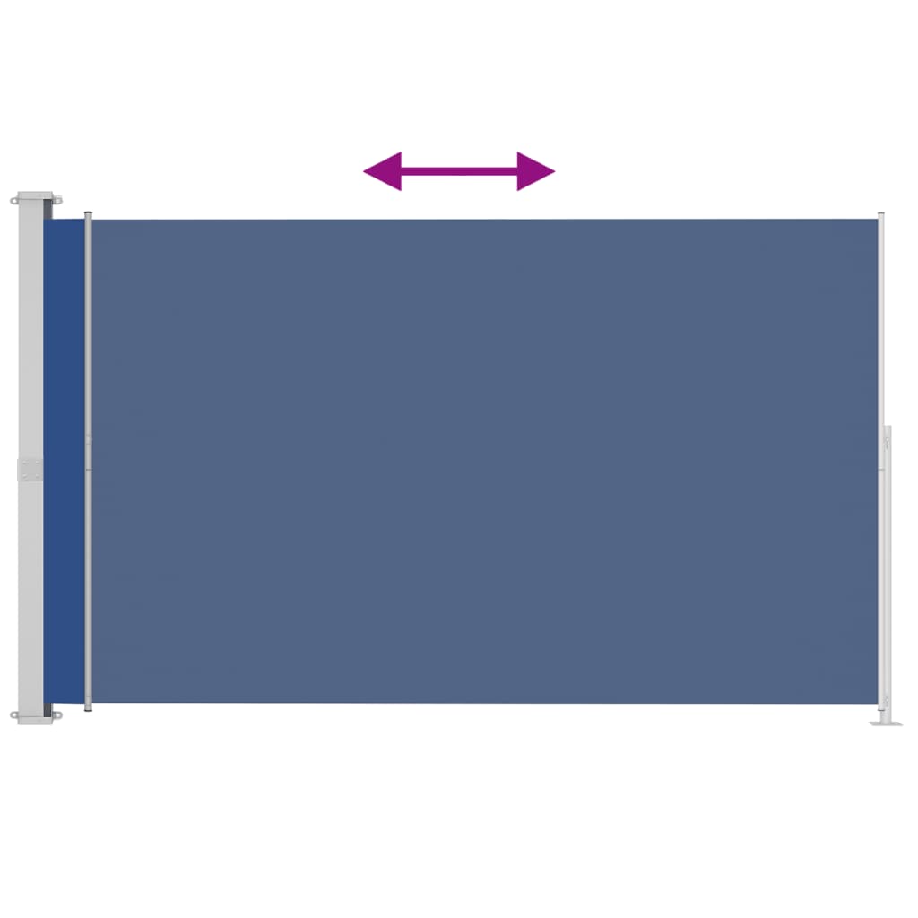 Tenda Laterale Retrattile per Patio 200x300 cm Blu
