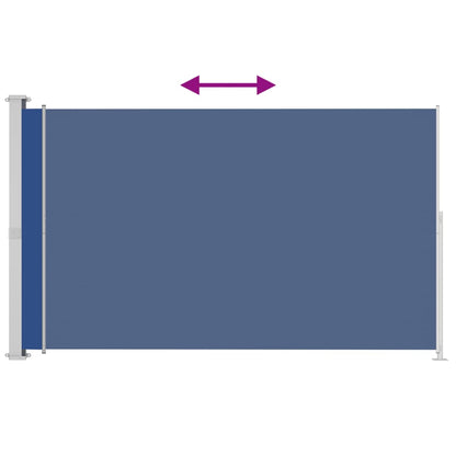 Tenda Laterale Retrattile per Patio 200x300 cm Blu