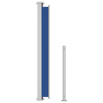 Tenda Laterale Retrattile per Patio 200x500 cm Blu
