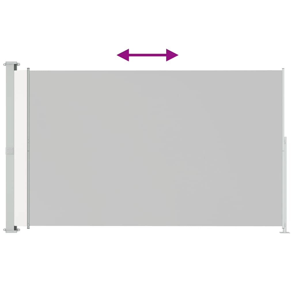 Tenda Laterale Retrattile per Patio 220x300 cm Crema