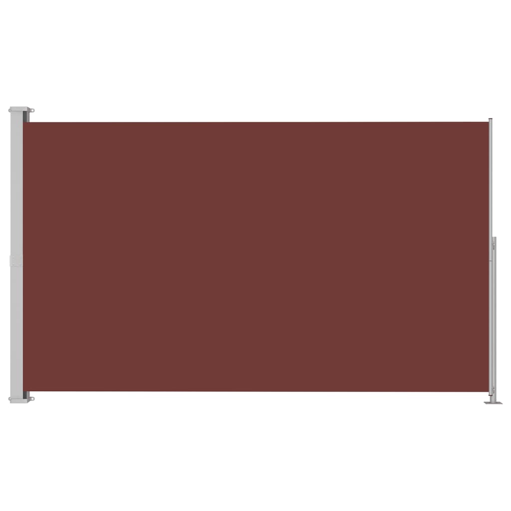 Tenda Laterale Retrattile per Patio 220x300 cm Marrone