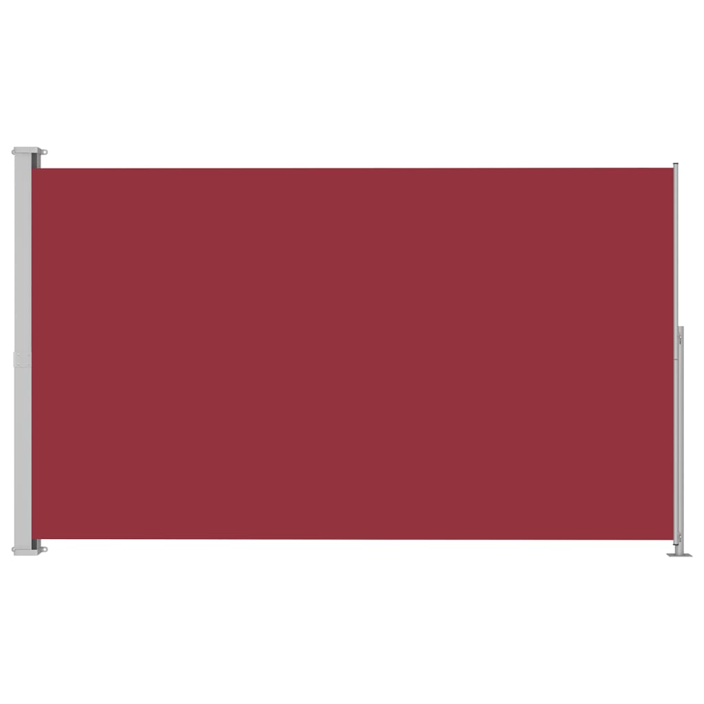 Tenda Laterale Retrattile per Patio 220x300 cm Rossa