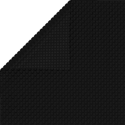 Copripiscina Rettangolare 500x300 cm in PE Nero