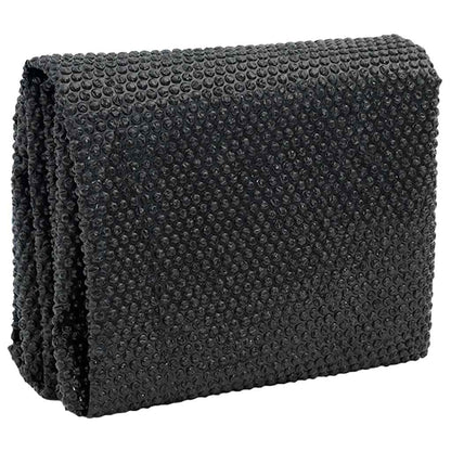 Pellicola Galleggiante Solare PE Piscina 1000x600 cm Nero e Blu