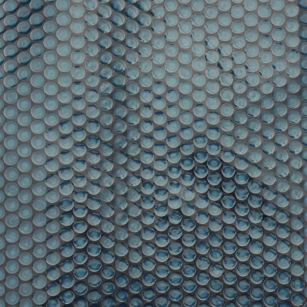 Pellicola Galleggiante Solare PE Piscina 1000x600 cm Nero e Blu