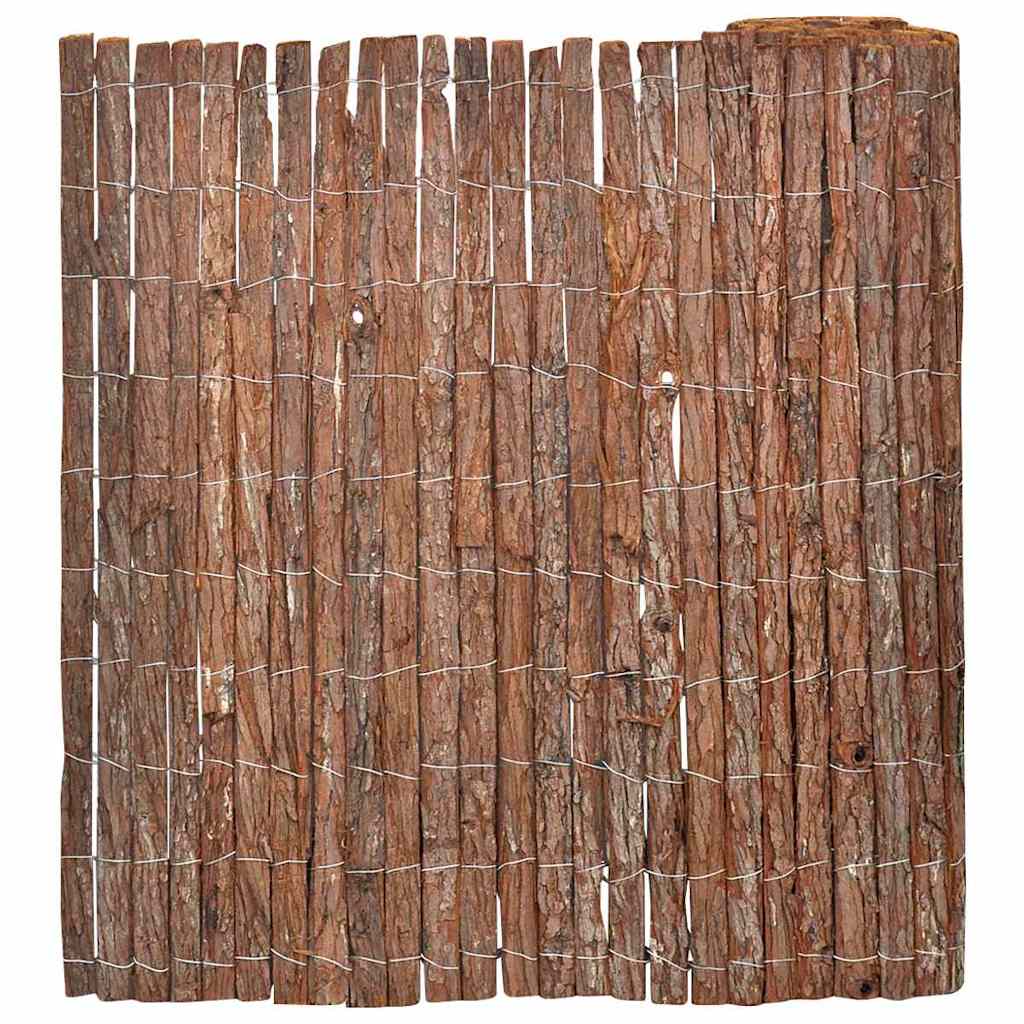Recinzione in corteccia Marrone 100 x 600 cm Corteccia