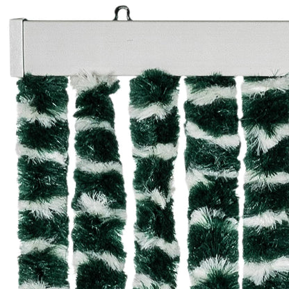 Zanzariera Verde e Bianco 100x220 cm Ciniglia