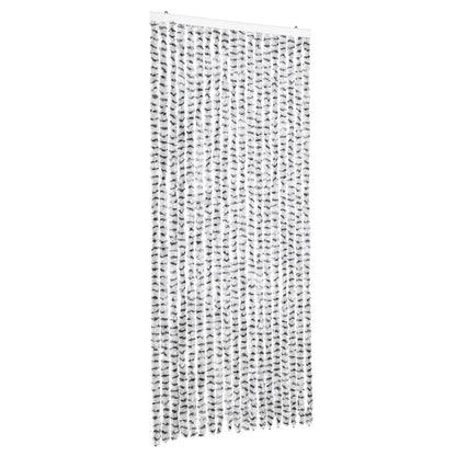 Zanzariera Grigio Chiaro e Grigio Scuro 56x185 cm Ciniglia