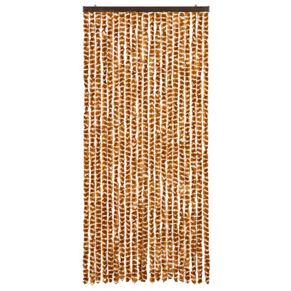 Zanzariera Ocra e Bianco 90x220 cm Ciniglia