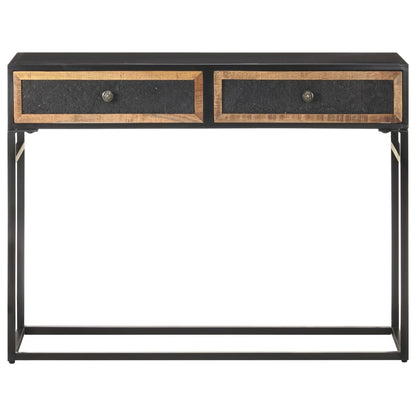 Tavolo Consolle 100x35x75 cm in Legno Massello di Mango