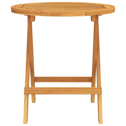 Tavolo da Bistrot Ã˜46x47 cm in Legno Massello di Acacia