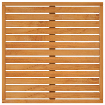 Tavolo da Giardino 68,5x68,5x24 cm in Legno Massello di Acacia