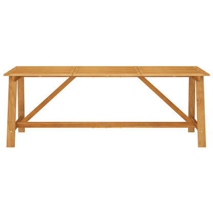 Tavolo da Pranzo da Giardino 206x100x74 cm in Massello Acacia
