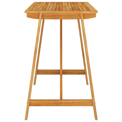 Tavolo da Bar da Giardino 140x70x104 cm in Massello di Acacia