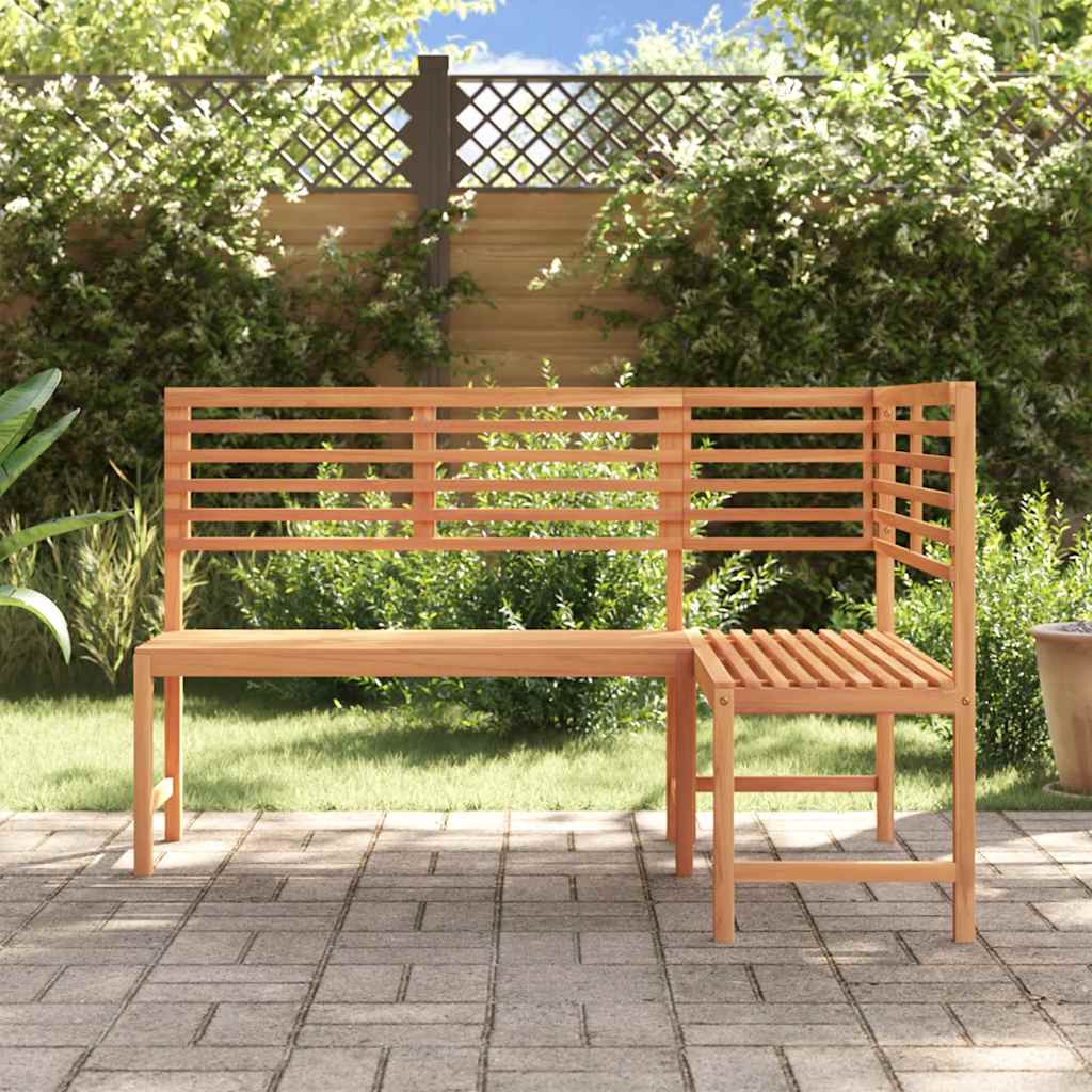 Panca da Giardino ad Angolo 140 cm Legno Massello Acacia