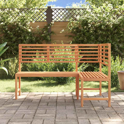 Panca da Giardino ad Angolo 140 cm Legno Massello Acacia