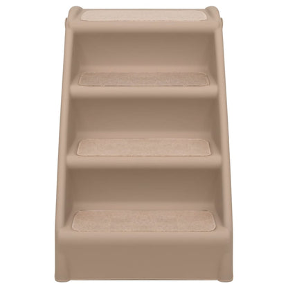 Scala Pieghevole per Cani Marrone 62x40x49,5 cm