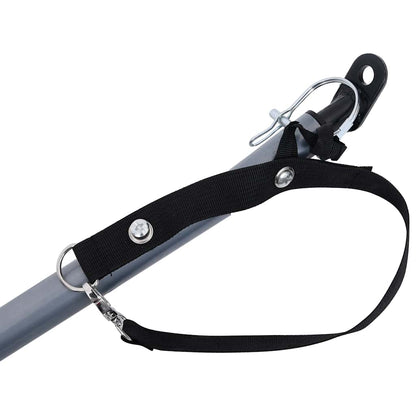Rimorchio da Bici Grigio e Arancione 65 kg